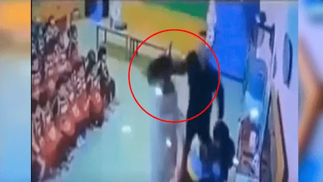 Hombre golpea a la profesora de su hija tras descubrir que la maltrataba 