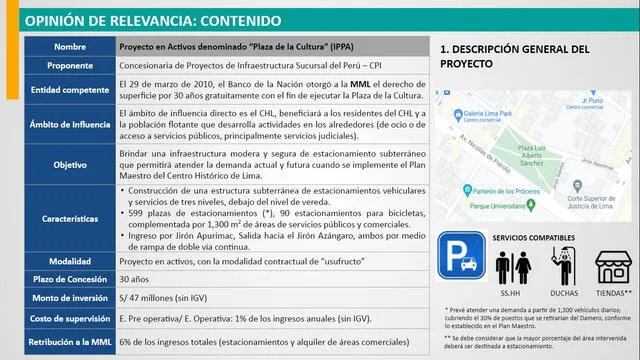 MML: Empresa mexicana cuestionada podría ganar concesión de estacionamientos subterráneos