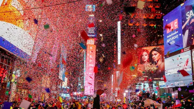 Año Nuevo Chino en el Time Square de Nueva York, Estados Unidos. Foto: Difusión
