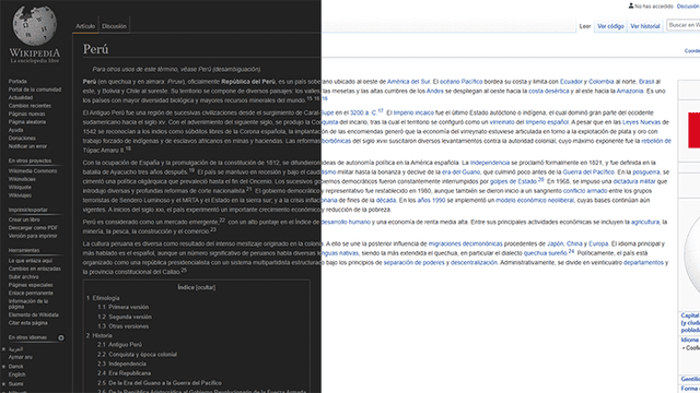 Cómo habilitar el modo oscuro en la versión de escritorio de Wikipedia.