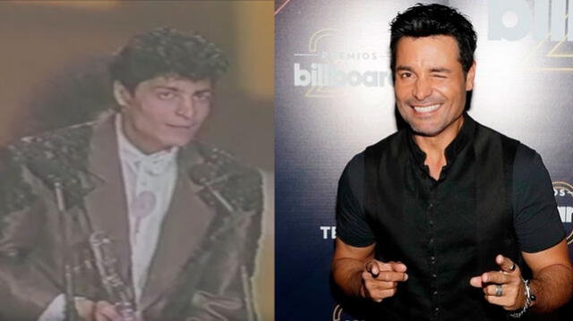 Chayanne estuvo en Premio Lo Nuestro 1990 y recibió el reconocimiento al al Artista Masculino del Año. Foto: Instagram