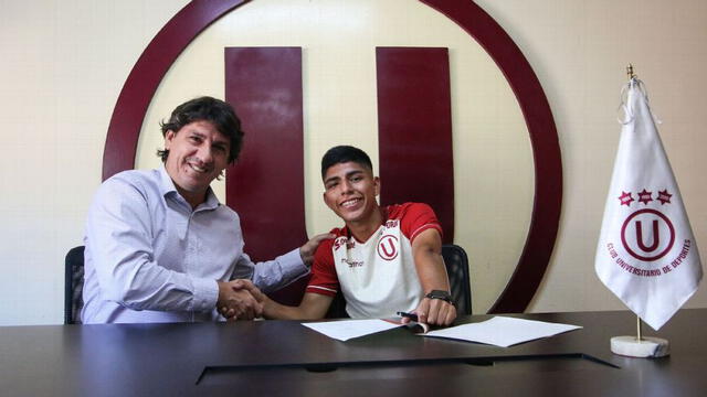 Piero Quispe tiene contrato con Universitario hasta el 2025. Foto: Universitario