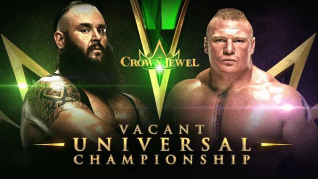 WWE Crown Jewel 2018: Brock Lesnar venció a Braun Strowman con cinco 'F5'  