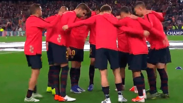Emotiva arenga de Lionel Messi a sus compañeros previo al Barcelona vs Livepool [VIDEO]