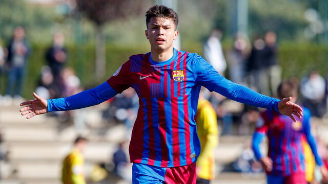 Juan David Fuentes juega en el Barcelona B. Foto: Diario Sport