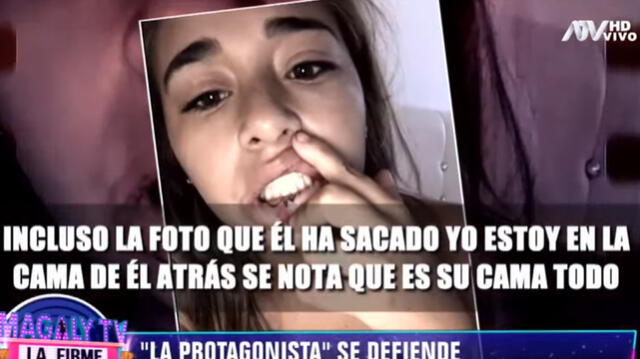 Gianella Ydoña habría sido golpeada por el salsero Josimar. (Foto: captura)