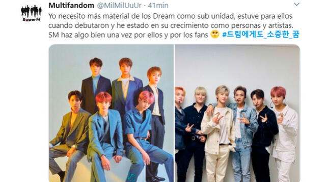 NCT Dream en Twitter