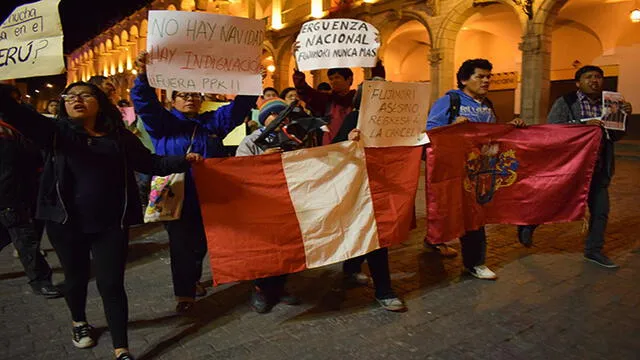Arequipa, Cusco y Tacna se ponen de pie contra indulto