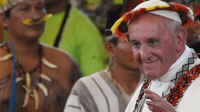 El Papa Francisco estuvo en Madre de Dios, región Amazónica de Perú, durante el 2018. Foto: AFP.