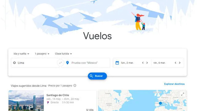 Google Flights Search: la herramienta de Google para encontrar vuelos baratos.