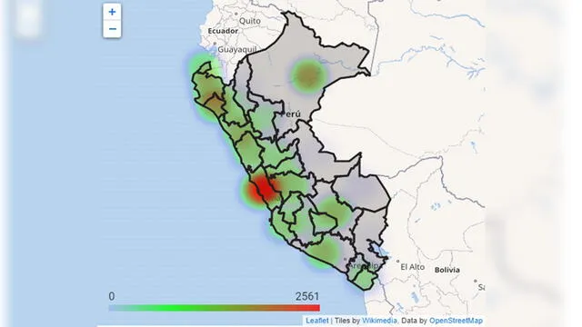 Mapa de Perú. Créditos: UNI.