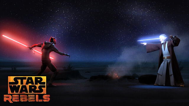 Darth Maul vs. Obi-Wan Kenobi en "Star Wars: Rebels". Foto: Disney+