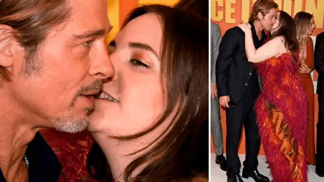Lena Dunham rompe su silencio sobre el beso que robó a Brad Pitt.
