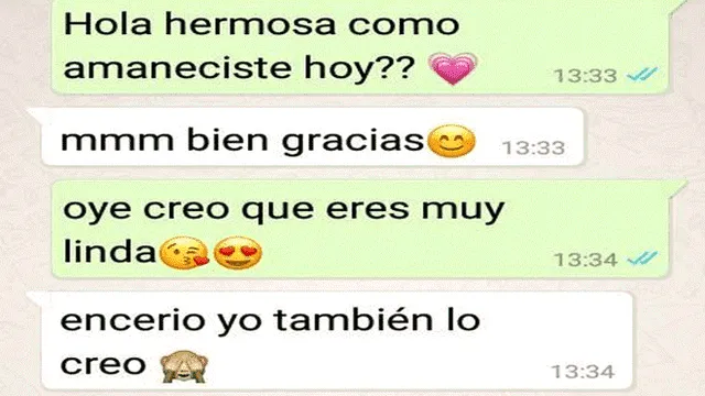 WhatsApp: Joven piropea a una chica y ella lo 'trolea' épicamente [FOTOS]