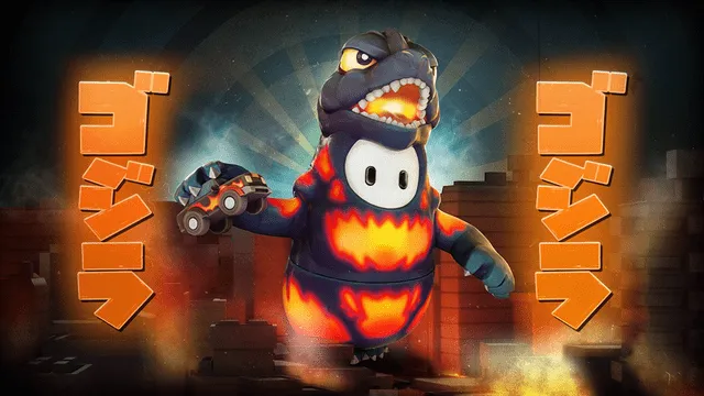 Diseño de la nueva skin de Godzilla. Foto: Mediatonic Diseño de la nueva skin de Godzilla. Foto: Mediatonic