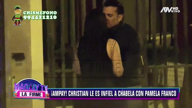 'Ampay' de Magaly Medina a Christian Domínguez besando a Pamela Franco