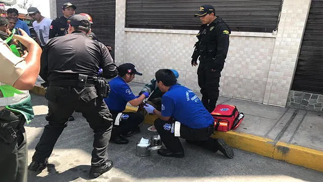 Perro bulldog mordió salvajemente a un anciano en Arequipa