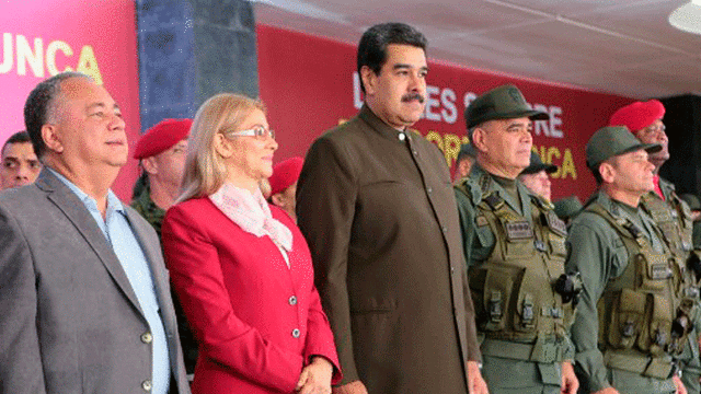 Autoridades de Venezuela. Foto: AFP.