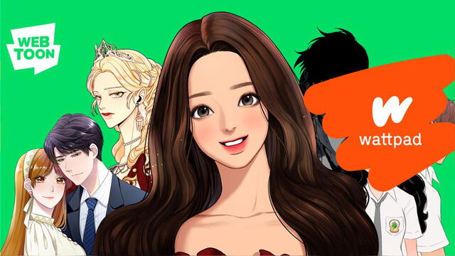 Naver Webtoons y Wattpad son plataformas de contenido creativo. Foto: Naver