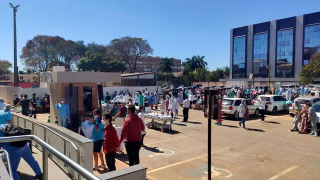 Brasil: incendio un hospital en Brasilia obligó a evacuar a los pacientes en plena pandemia