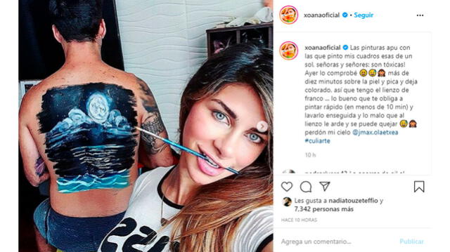 A través de Instagram, Xoana González derrocha alegría durante la cuarentena junto a su nueva pareja.