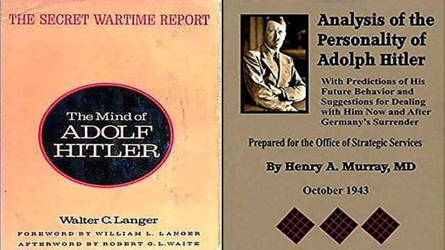 Dos estudios realizados en 1942 y 1943, respectivamente, sobre el perfil psicológico y psiquiátrico de Hitler.