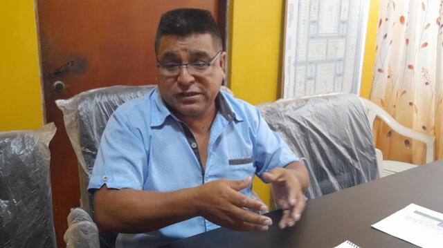 Secretario general del Sindicato Único de Motoristas, Oficiales y Pescadores del Perú (SUMOPP), Alcides Herrera Inga