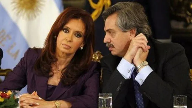 Cristina Fernández de Kirchner y Alberto Fernández. Foto: EFE