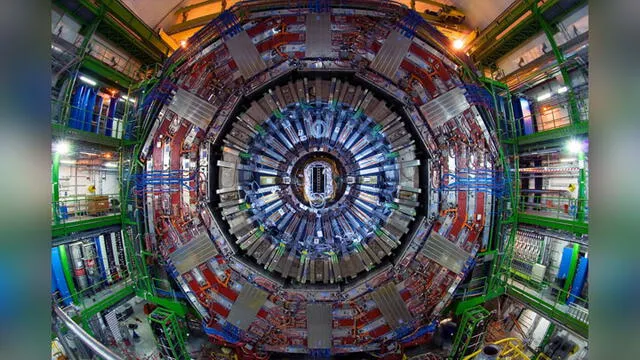 Detector CMS en el Gran Colisionador de Hadrones. Fuente: CERN.