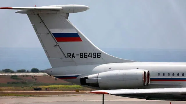 Avión provenientes de Rusia. Foto: Reuters.