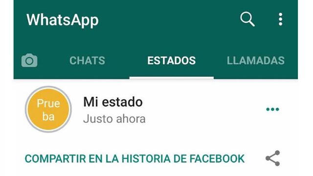 WhatsApp: los estados ya se pueden compartir en Facebook y te enseñamos a cómo hacerlo