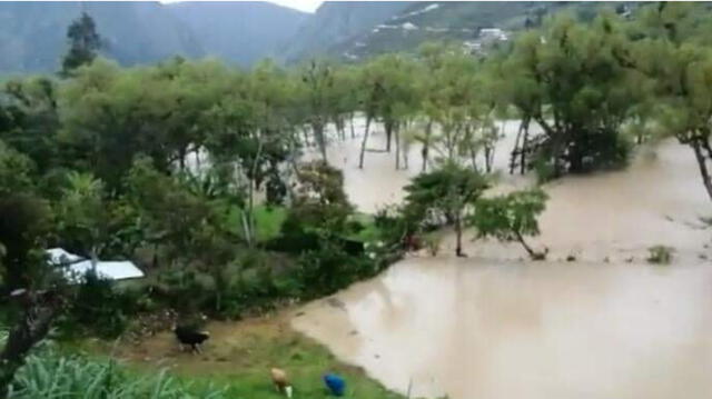 En Tacabamba (Chota) ríos se desbordaron e inundaron chacras