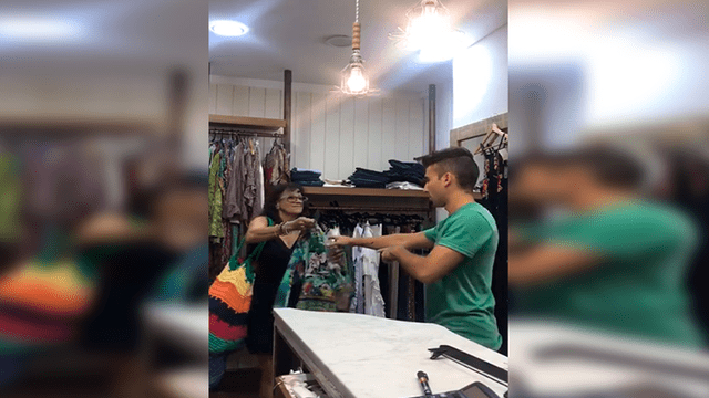 Facebook viral: dueño de tienda descubre a señora robando y esta implora por no ir a la comisaría [VIDEO]