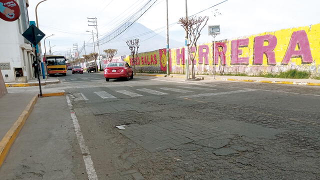 sin daño. Vías del distrito de Yanahuara no están destruidas.