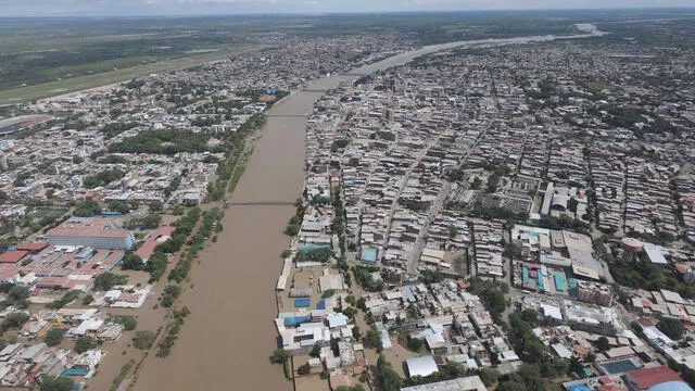 Inundación en Piura: La situación en que se encuentra la región vista desde un dron 
