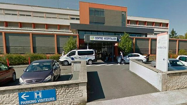 Le Scouarnec trabajó por décadas en el Hospital Jonzac (foto), en el oeste de Francia. Foto: Google.