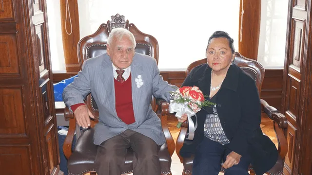Adultos mayores que residen en albergue de Inabif se casaron en Magdalena [FOTOS]