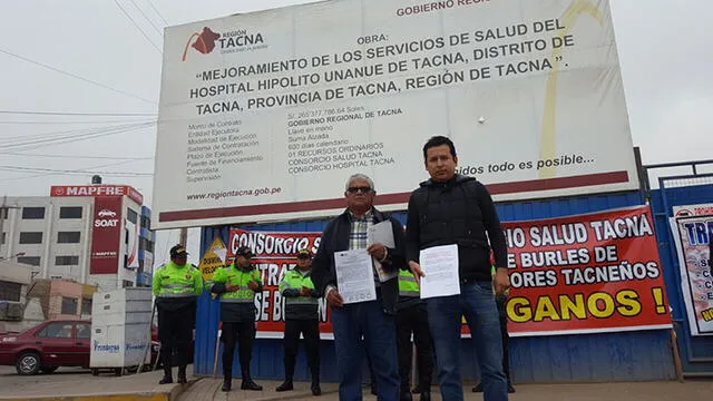 Proveedores reclaman por falta de pagos en construcción de hospital en Tacna [VIDEO] 