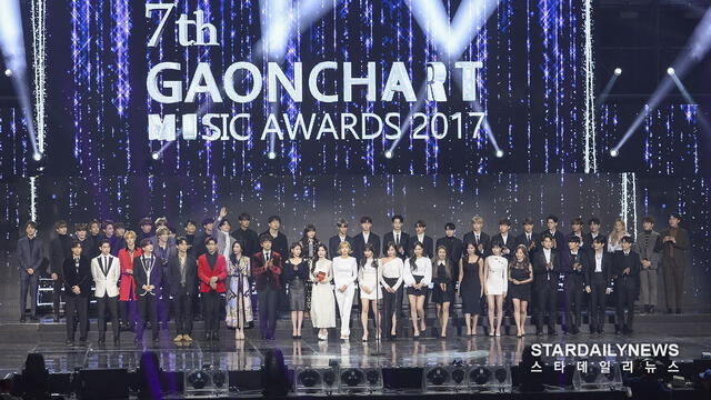 7th Gaon Chart Music Awards, celebrados el 14 de febrero del 2018.