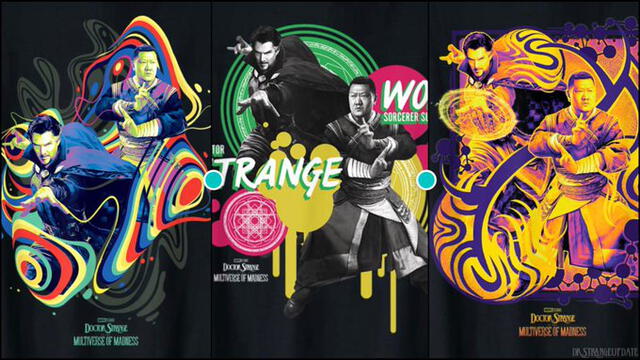Arte promocional de Doctor Strange y el hechicero supremo Wong. Foto: @DrSrtangeUpdate/Twitter