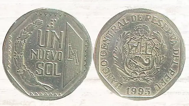 Moneda de 1 sol 1995