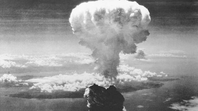 Bomba atómica detonada en Hiroshima. Foto: difusión