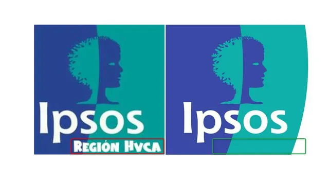 Comparación entre las fotos de perfil del Facebook de la cuenta falsa (Izq) y del canal oficial de Ipsos Perú. Foto: composición