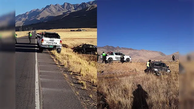 El accidente ocurrió en el kilómetro 1160 de la carretera Juliaca – Cusco