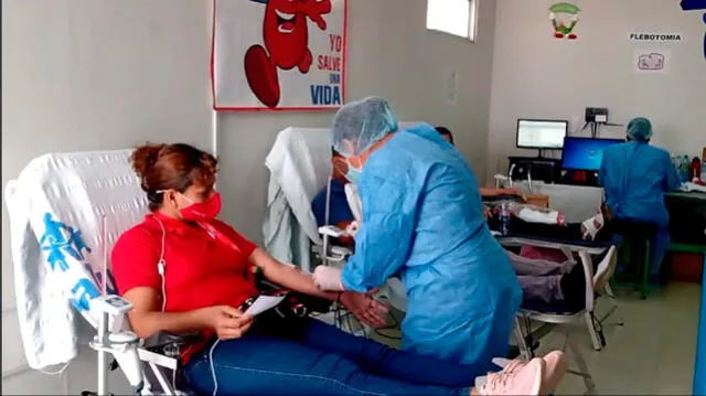 Campaña de donación de sangre EsSalud Lambayeque