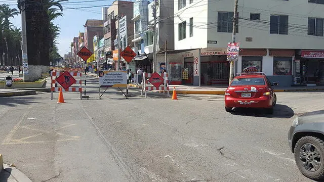 Tacna: Cierran avenida Bolognesi para mejorar el tránsito peatonal de discapacitados [FOTOS]