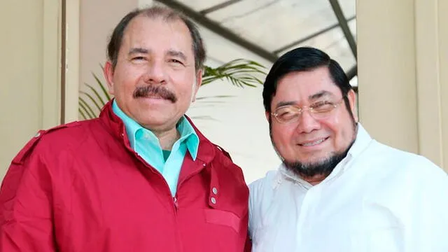 El presidente Daniel Ortega y su aliado Guillermo Osorno, del partido de "El Doc". Foto: Presidencia de Nicaragua.