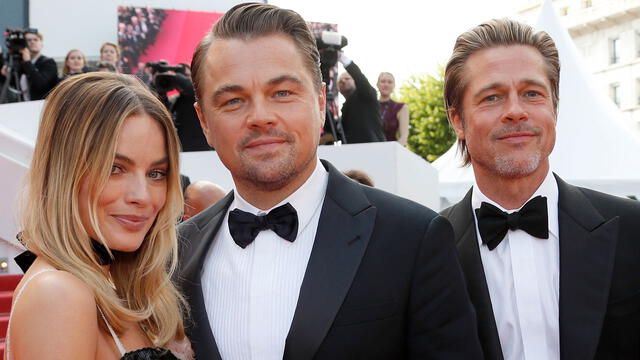 Bradd Pitt, Leonardo Dicaprio y Margot Robbie