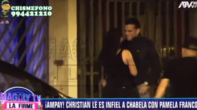 Ampay de Christian Domínguez y Pamela Franco en 'El wasap de jb'