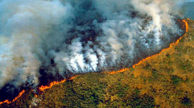 Incendio en Amazonía